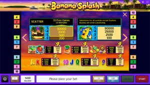 Banana Splash играть бесплатно